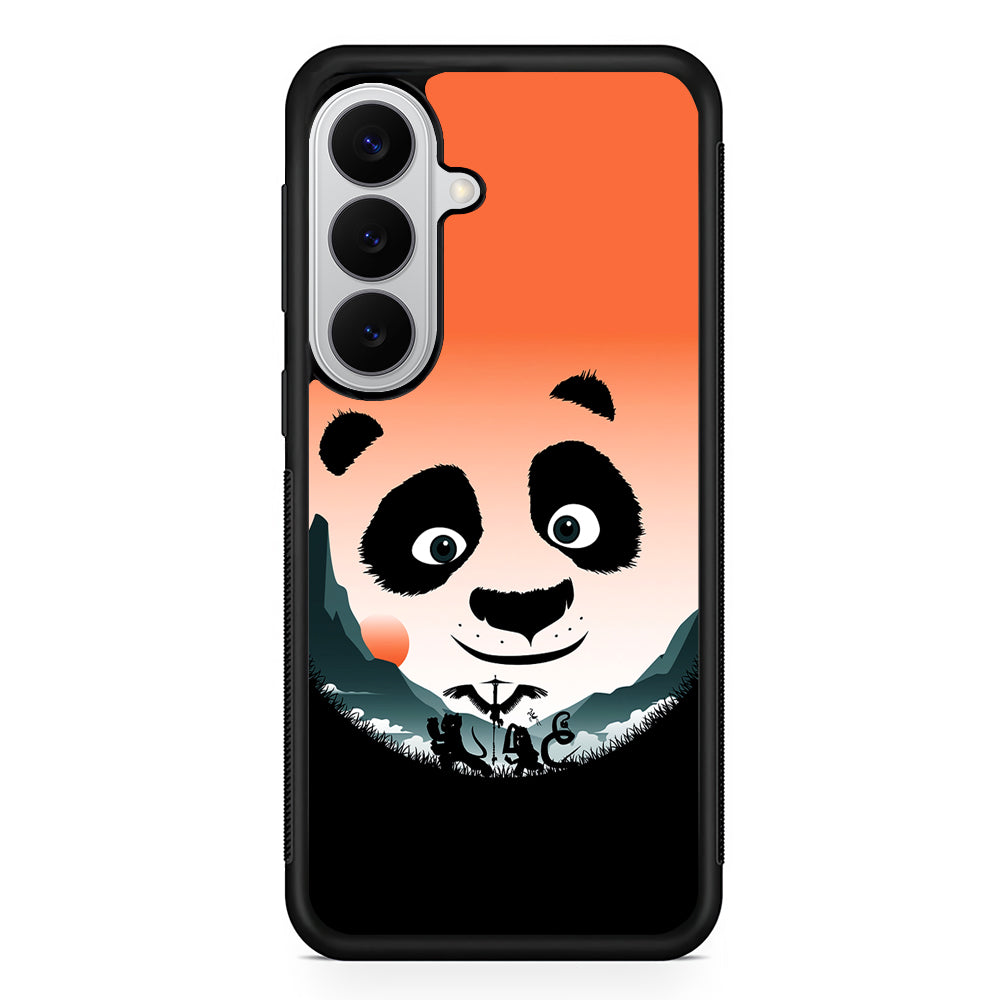 Kung Fu Panda Exercise Samsung Galaxy S26 Case | Protective Rubber Cover