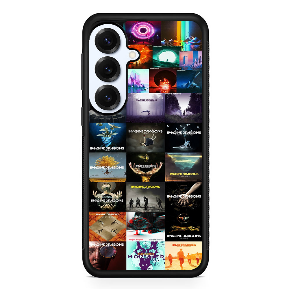 Imagine Dragons Album Collection Samsung Galaxy S25 Plus Case | Slim Rubber Cover for Samsung Galaxy S25 Plus