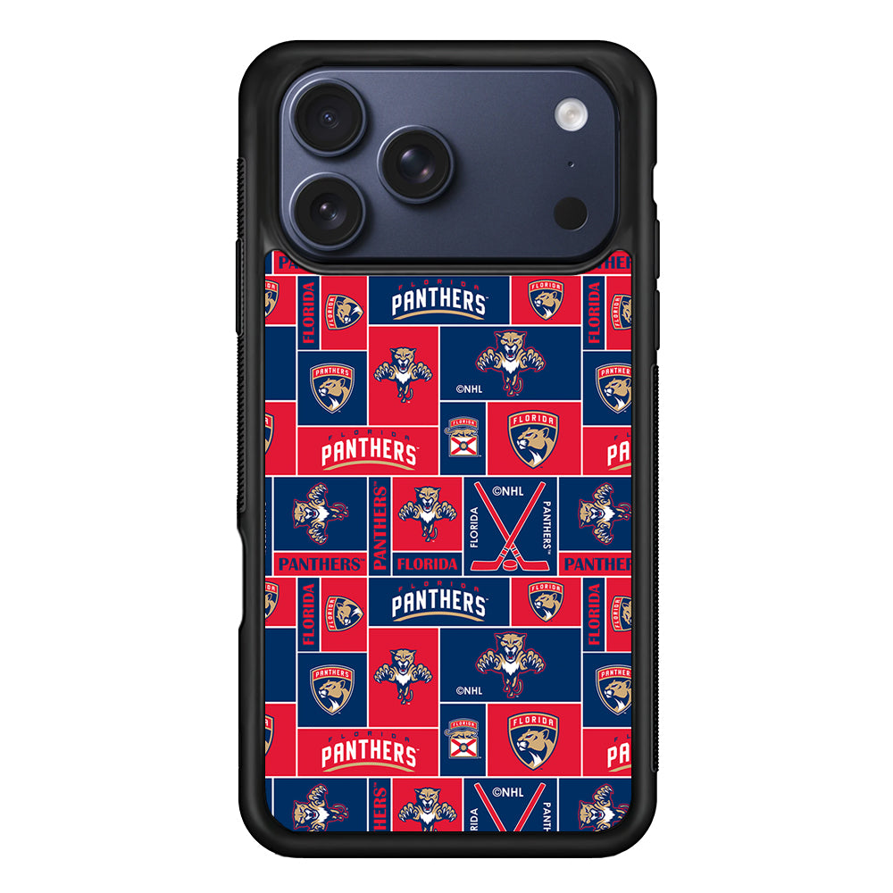 Florida Panthers Pattern iPhone 17 Pro Max Case | Slim Protective Cover for iPhone 17 Pro Max