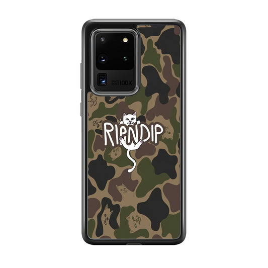 Rip N Dip Green Camo Samsung Galaxy S20 Ultra Case | Slim Rubber Case for Samsung Galaxy S20 Ultra