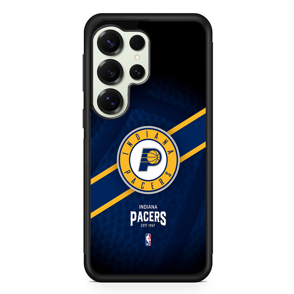 Indiana Pacers Logo Samsung Galaxy S25 Ultra Case | Durable Rubber Case for Samsung Galaxy S25 Ultra