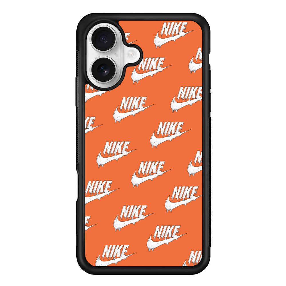 Nike Juice Creamy Orange iPhone 16 Plus Case – Slim Fit Protective Phone Case