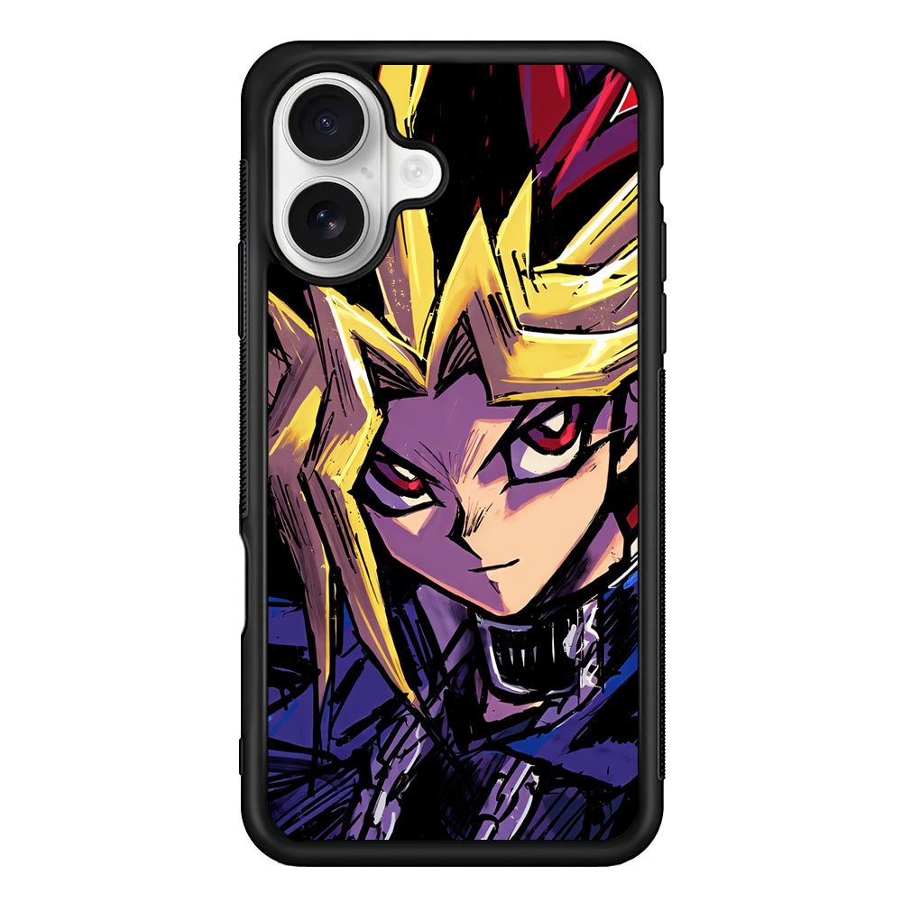 Yu-Gi-Oh Yami Yugi iPhone 16 Plus Case | Durable Protective Rubber Cover