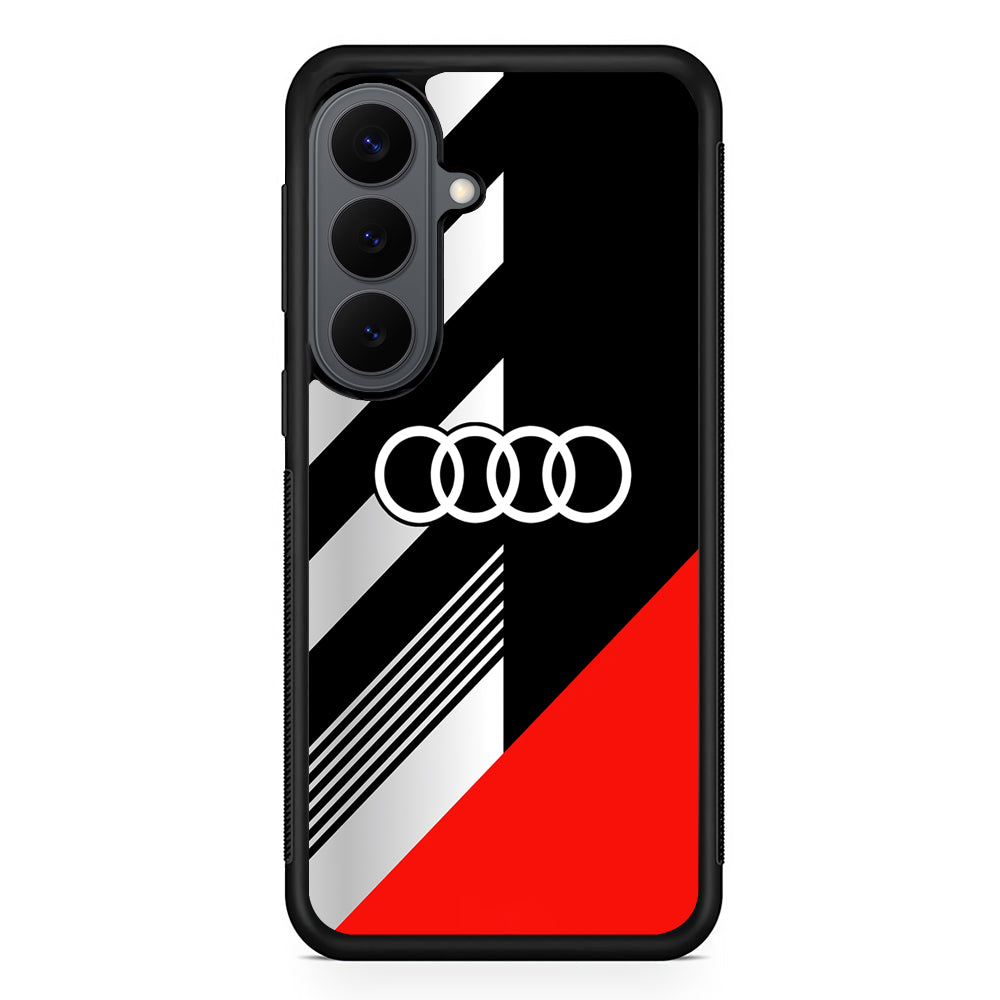 Audi F1 Sport Logo Samsung Galaxy S26 Plus Case | Slim Rubber Case for Samsung Galaxy S26 Plus