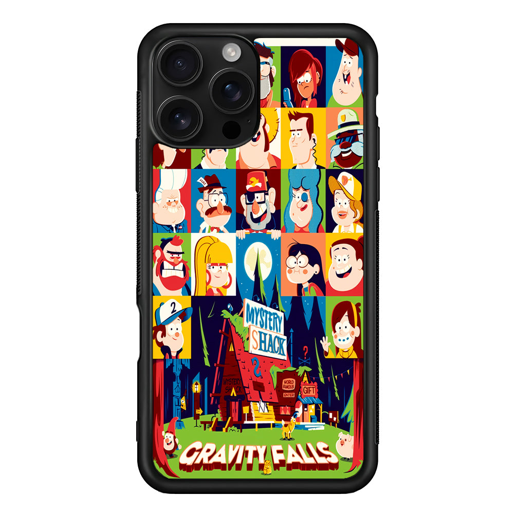 The Mystery Shack Gravity Falls iPhone 16 Pro Case | Durable Protective Case for iPhone 16 Pro