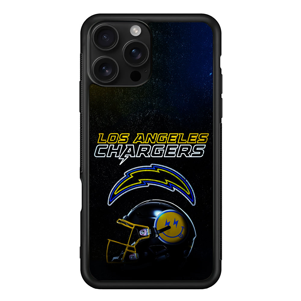 Los Angeles Chargers Helmet iPhone 16 Pro Case | Durable Protective Case for iPhone 16 Pro