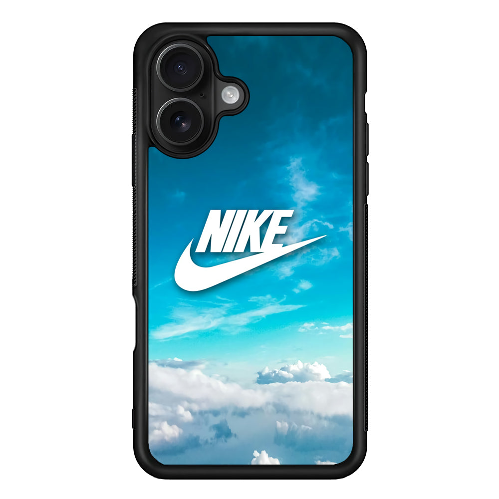 Nike Bluish Cloudy iPhone 16 Case - Oxvistore