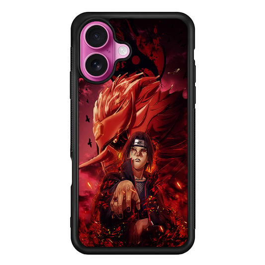 Naruto Itachi of The Sharingan Susanoo iPhone 17 Case | Slim Protective Rubber Phone Cover
