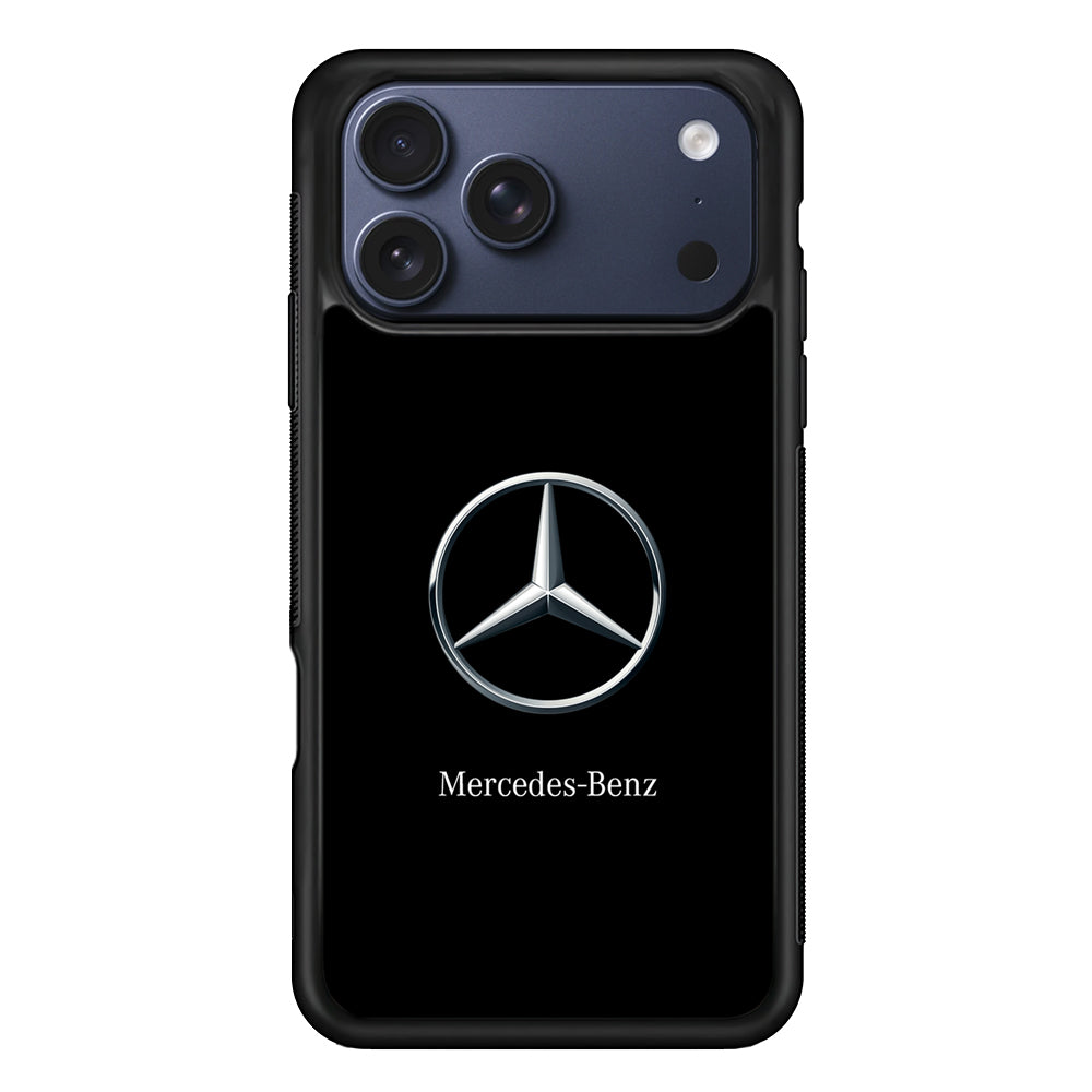 Mercedes-Benz Metallic Silver iPhone 17 Pro Max Case | Slim Rubber Case for iPhone 17 Pro Max