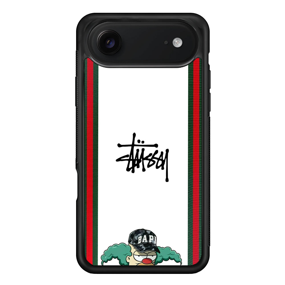 Stussy Homer Simpson iPhone 17 Air Case | Slim Rubber Case for iPhone 17 Air