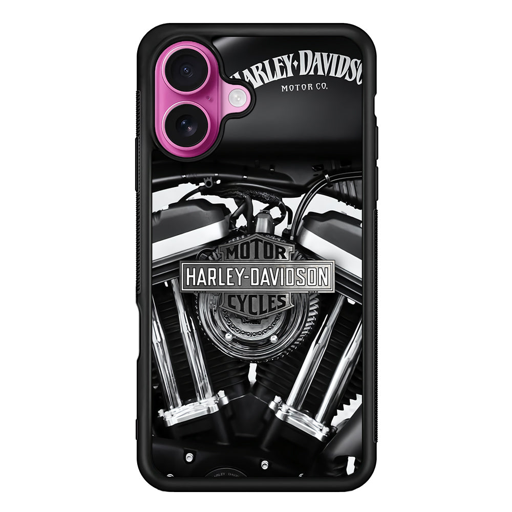 Harley Davidson Muscular Torsion iPhone 17 Case - Slim Rubber Case for iPhone 17