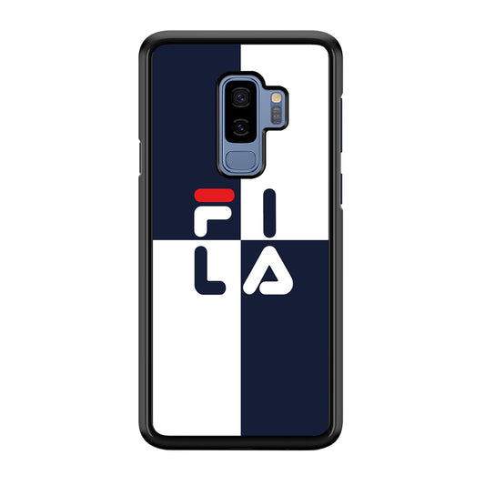 Fila Box Word Samsung Galaxy S9 Plus Case | Slim Rubber Case for Samsung Galaxy S9 Plus