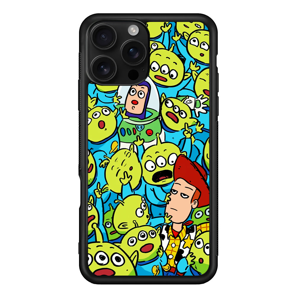 Toy Story and Aliens iPhone 16 Pro Case | Durable Protective Case for iPhone 16 Pro