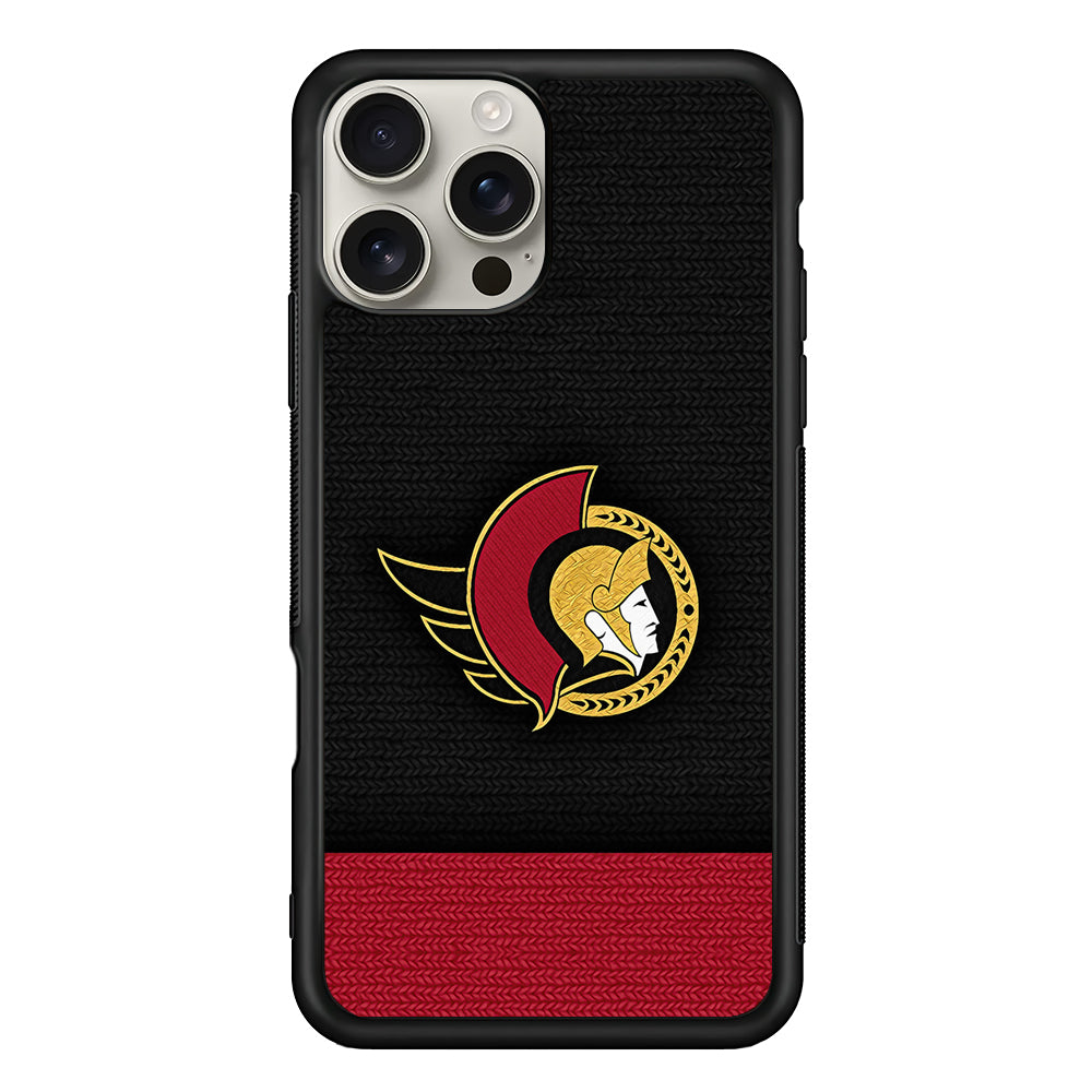 Ottawa Senators Pattern iPhone 16 Pro Max Case | Stylish Protective Case for iPhone 16 Pro Max