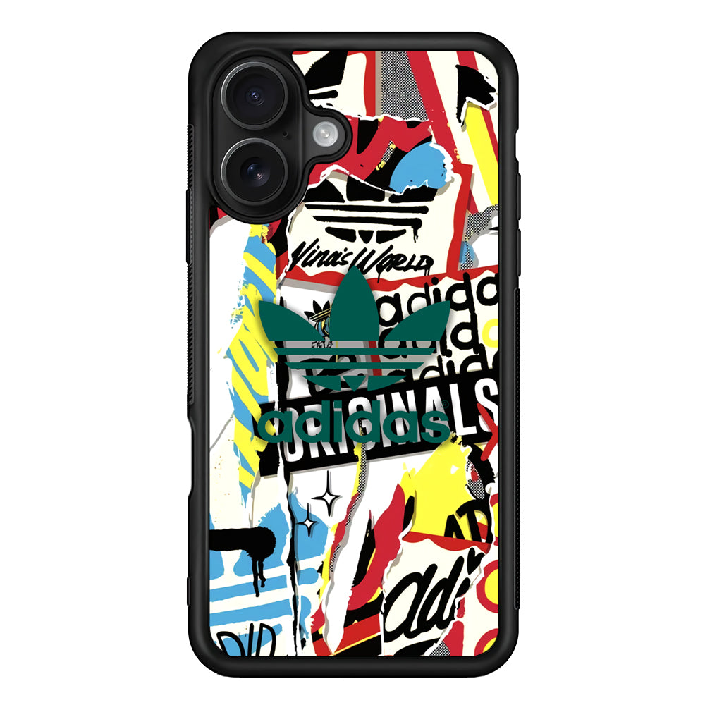 Adidas Paper Brand iPhone 16 Case - Oxvistore