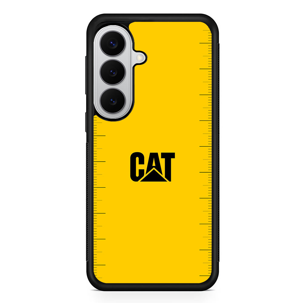 Caterpillar Logo Heavy Duty Samsung Galaxy S26 Case | Slim Rubber Case for Samsung Galaxy S26