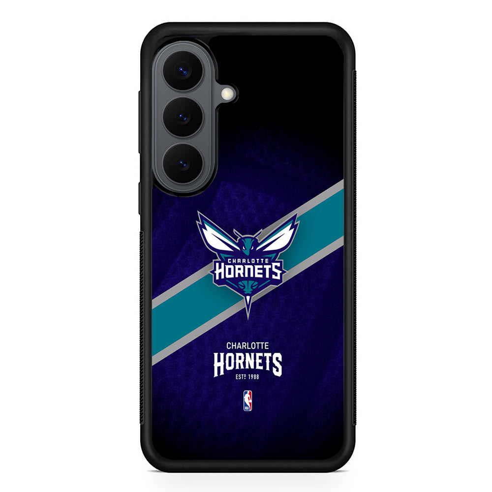 Charlotte Hornets Logo Samsung Galaxy S26 Plus Case | Slim Rubber Case for Samsung Galaxy S26 Plus