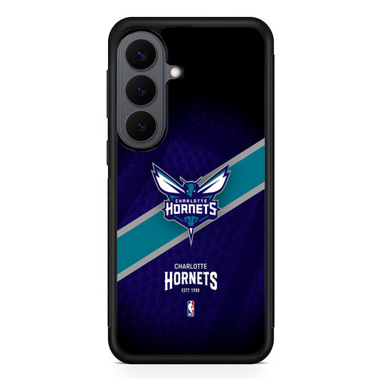Charlotte Hornets Logo Samsung Galaxy S26 Plus Case | Slim Rubber Case for Samsung Galaxy S26 Plus