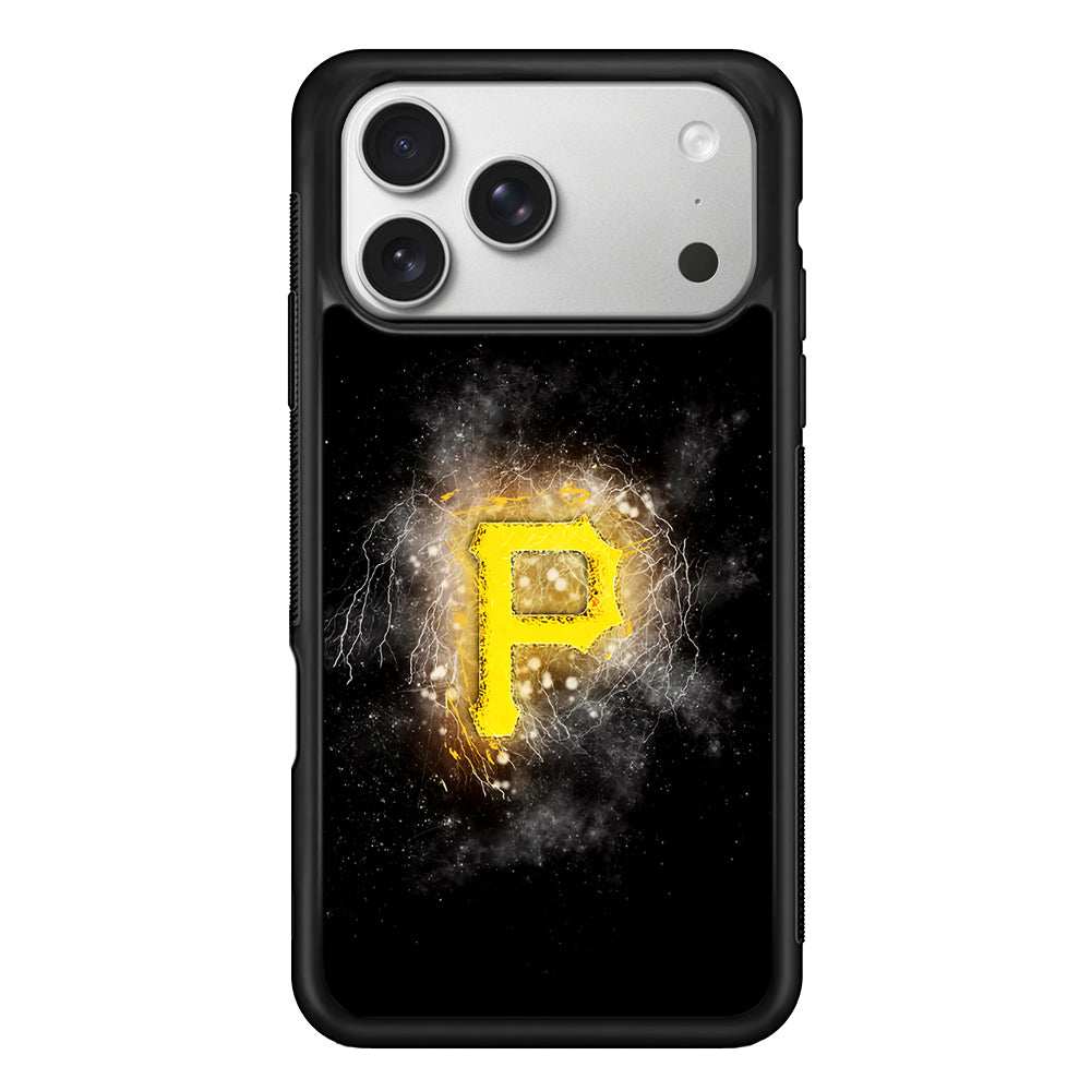 Pittsburgh Pirates Abstract iPhone 17 Pro Case | Slim Rubber Case for iPhone 17 Pro
