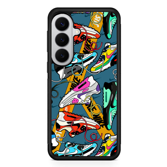 Nike Twister Shoelaces Samsung Galaxy S26 Case | Slim Samsung Galaxy S26 Rubber Case