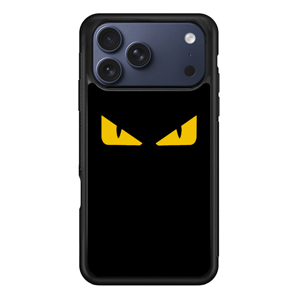 Fendi Monster Eyes iPhone 17 Pro Max Case | Slim Rubber Case for iPhone 17 Pro Max