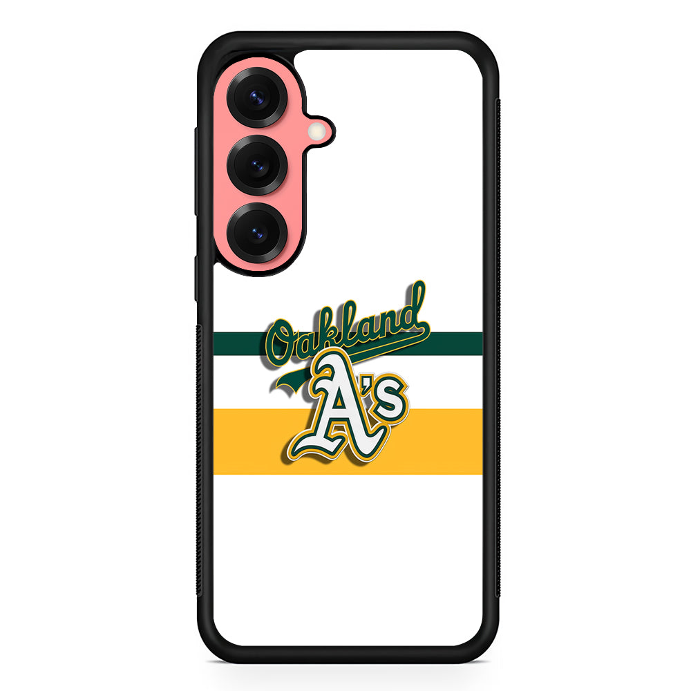 Oakland Athletics Logo Samsung Galaxy S25 Case | Protective Case for Samsung Galaxy S25