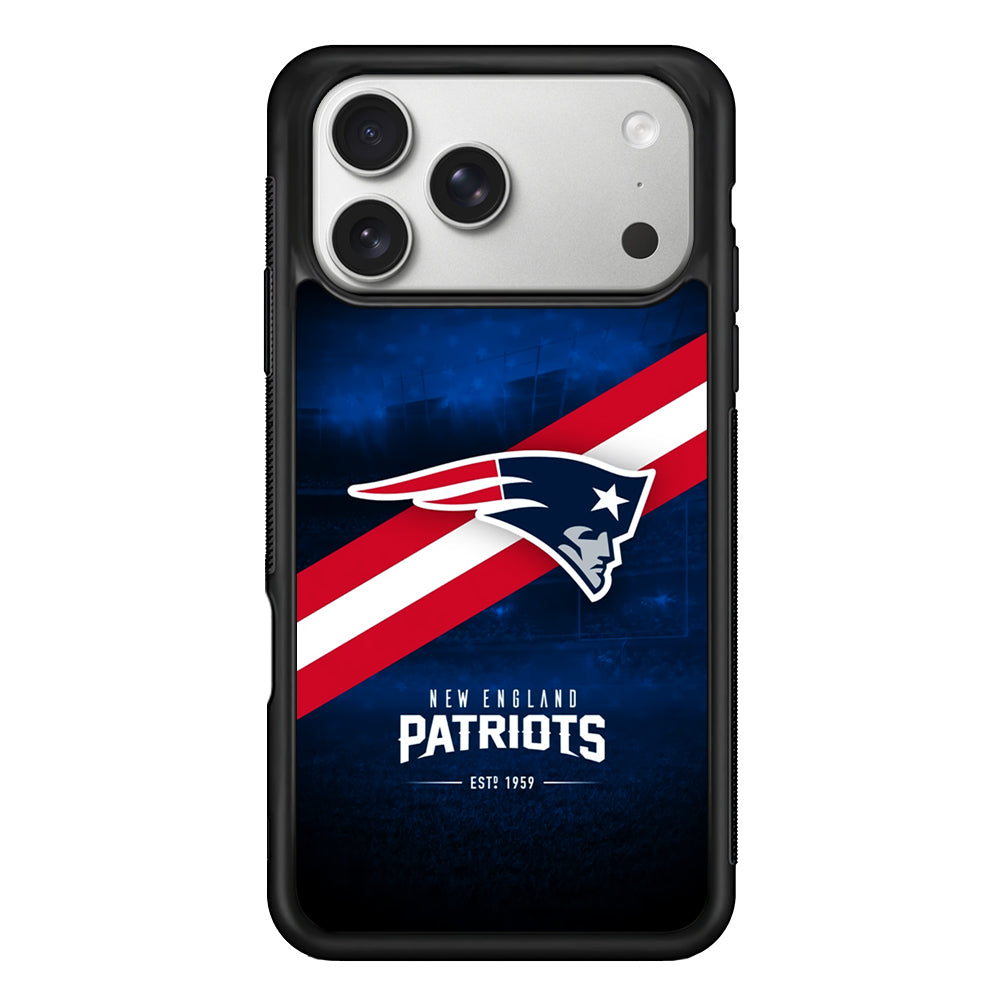 New England Patriots Est 1959 iPhone 17 Pro Case | Slim Rubber Case for iPhone 17 Pro