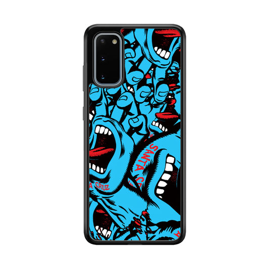 Santa Cruz Skateboard Pattern Samsung Galaxy S20 Case | Slim Rubber Case for Samsung Galaxy S20