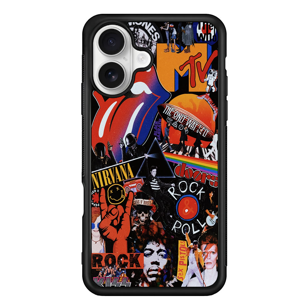 The Famous Musicians and Bands iPhone 16 Plus Case | Durable Protective Rubber Cover