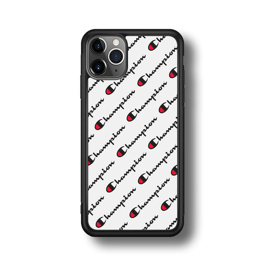 Champion Ebon-Ashgray iPhone 11 Pro Max Case | Slim Rubber Case for iPhone 11 Pro Max