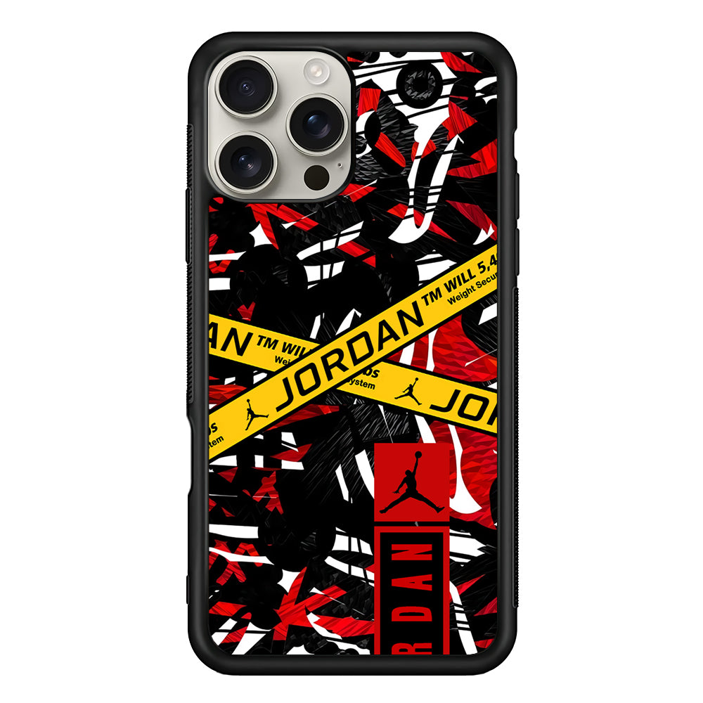 Air Jordan Abstract Camo iPhone 16 Pro Max Case | Durable Everyday Protective Cover