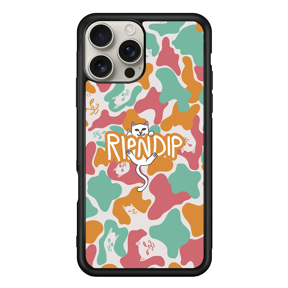 Rip N Dip Colorfull Camo iPhone 16 Pro Max Case | Slim Rubber Case for iPhone 16 Pro Max