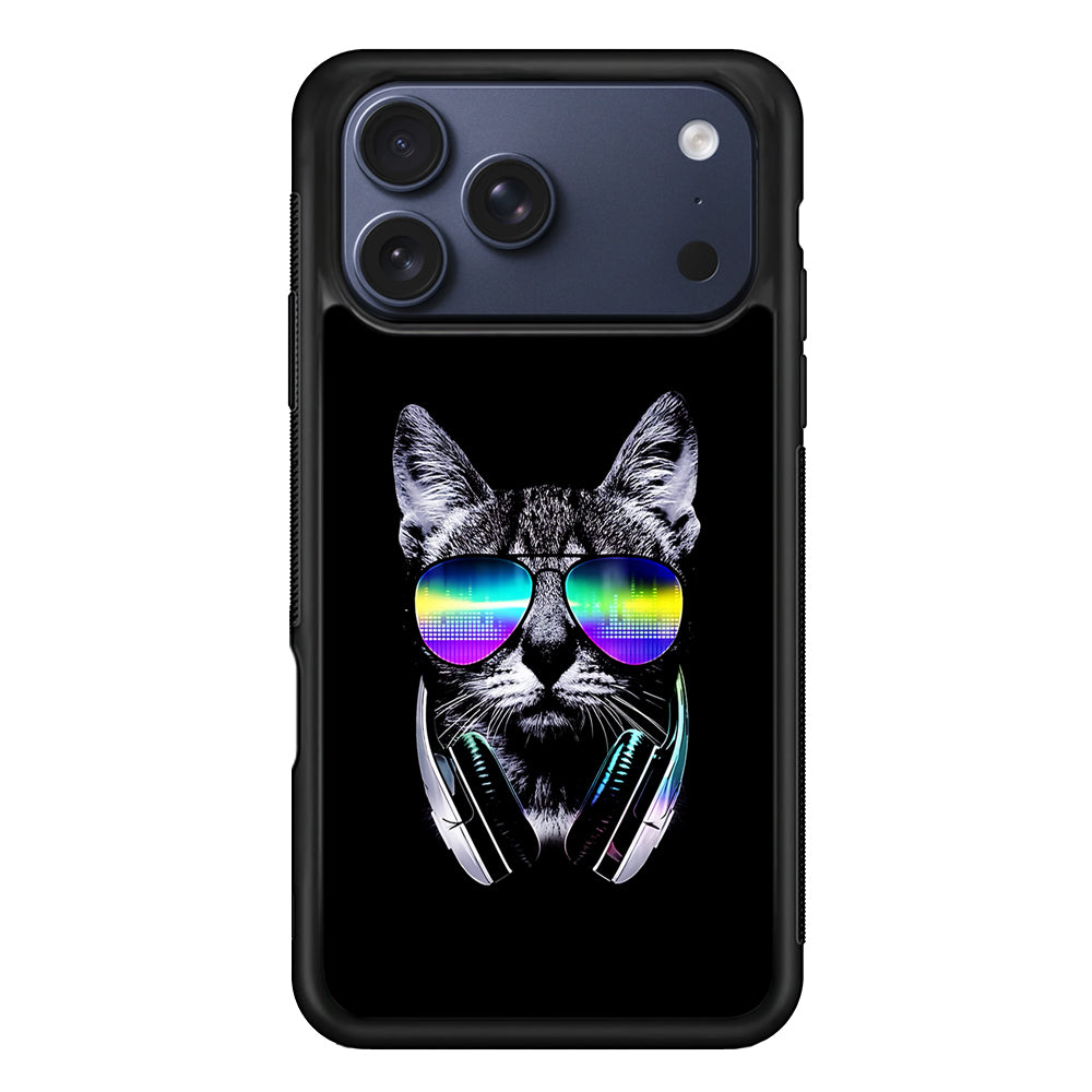 Music Lover Cat DJ iPhone 17 Pro Max Case | Slim Protective Cover for iPhone 17 Pro Max