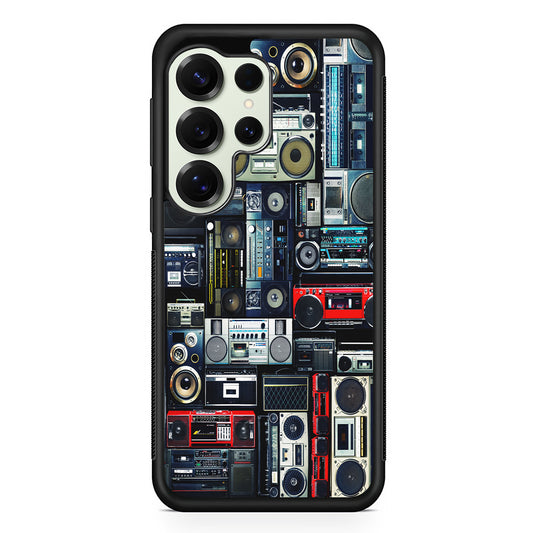 Hip Hop Cassette Tape Radio Samsung Galaxy S25 Ultra Case | Durable Rubber Case for Samsung Galaxy S25 Ultra