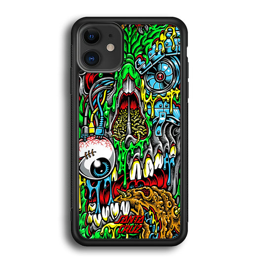 Santa Cruz Cyber Zombie iPhone 12 Case | Slim Rubber Case for iPhone 12