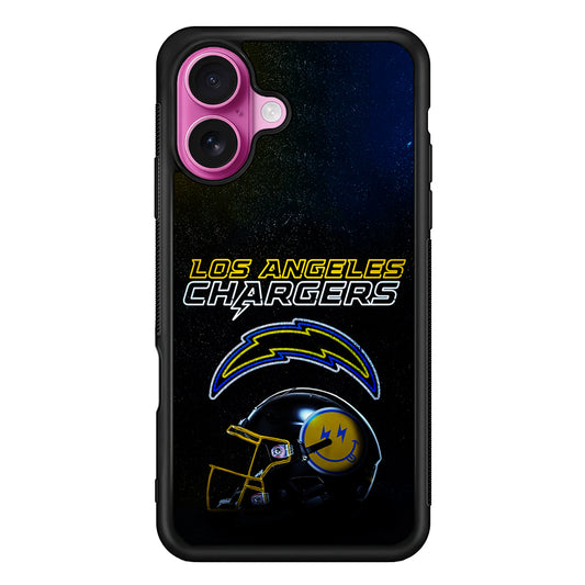 Los Angeles Chargers Helmet iPhone 17 Case | Slim Protective Rubber Phone Cover