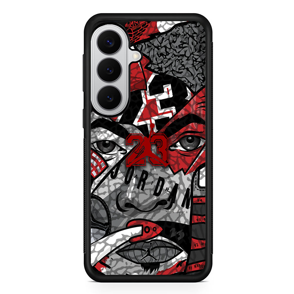 Air Jordan Face Without Mask Samsung Galaxy S26 Case | Slim Samsung Galaxy S26 Rubber Case