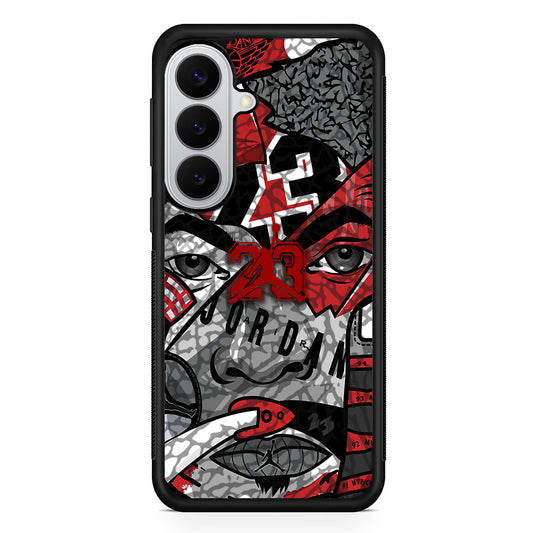 Air Jordan Face Without Mask Samsung Galaxy S26 Case | Slim Samsung Galaxy S26 Rubber Case