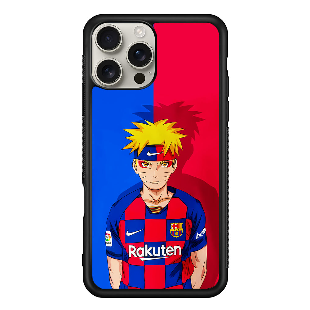 Naruto Barcelona Fc Jersey iPhone 16 Pro Max Case | Stylish Protective Case for iPhone 16 Pro Max