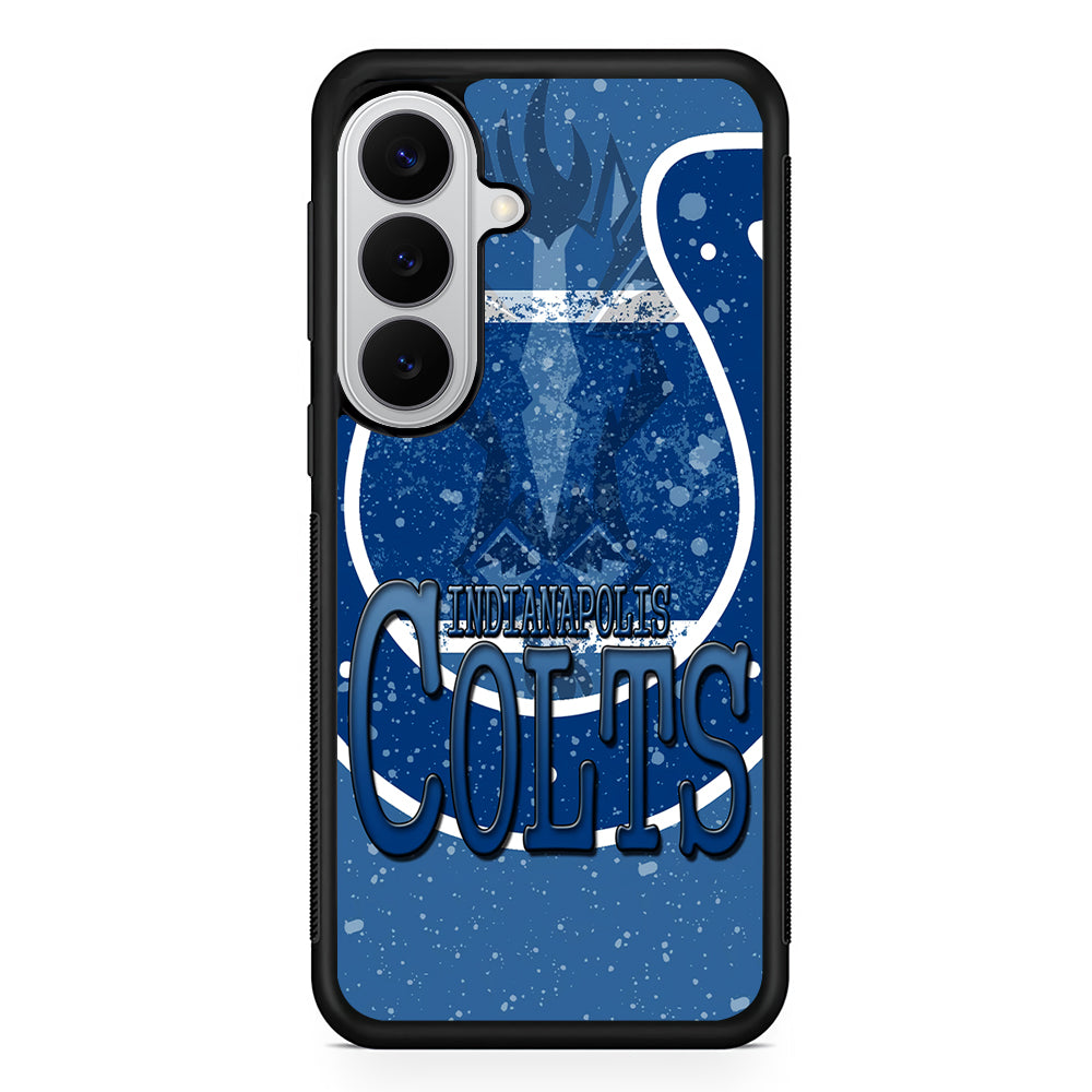 Indianapolis Colts Logo Samsung Galaxy S26 Case | Protective Rubber Cover