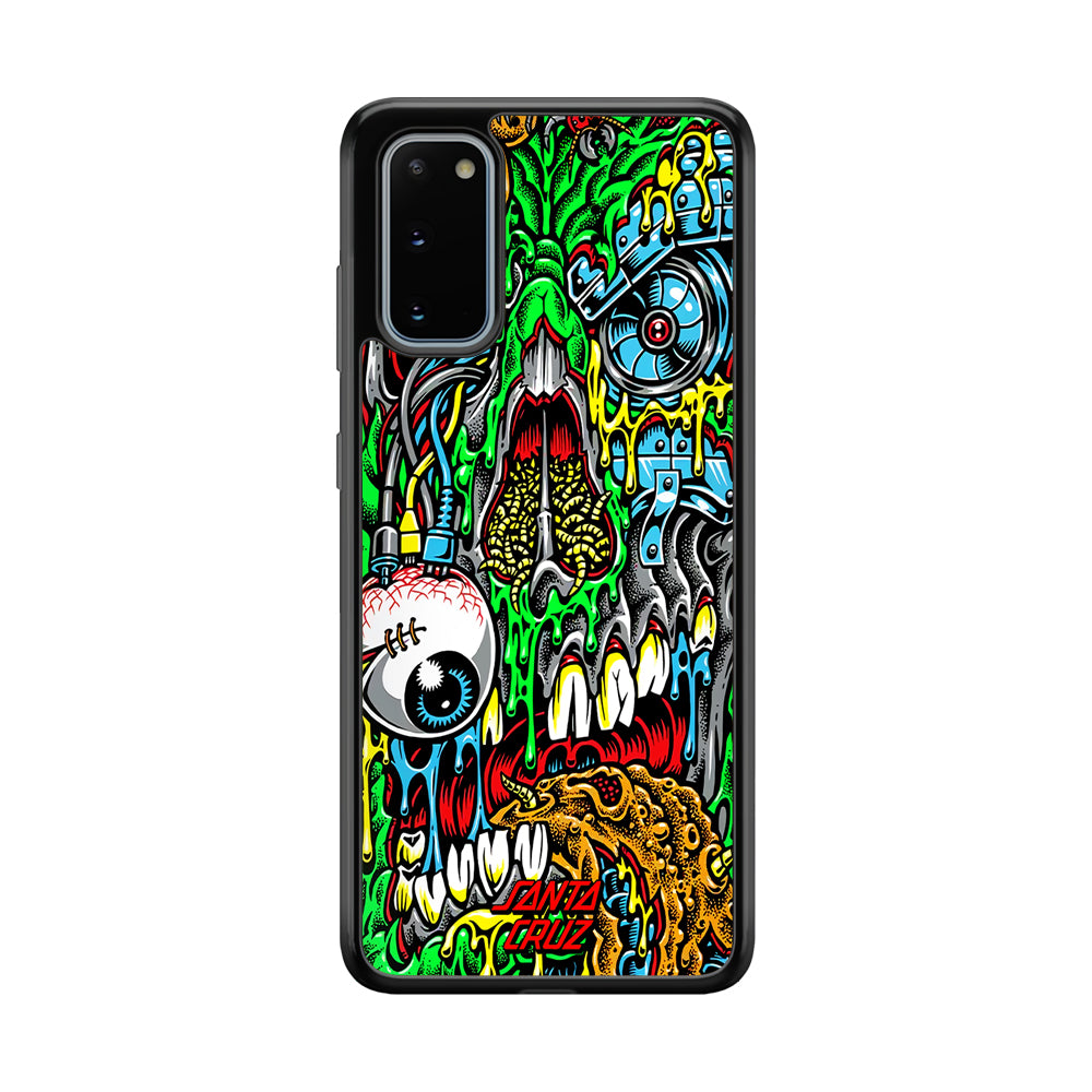 Santa Cruz Cyber Zombie Samsung Galaxy S20 Case | Slim Rubber Case for Samsung Galaxy S20