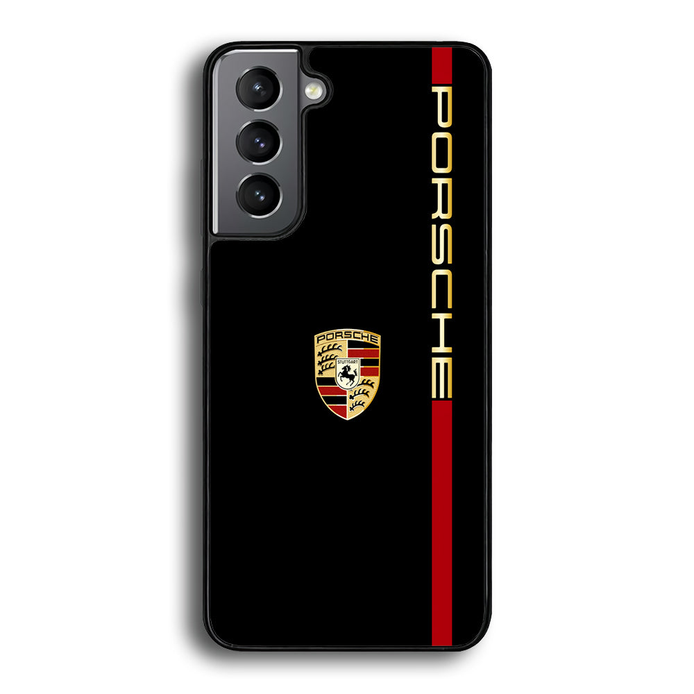 Porsche Car Logo Luxury Samsung Galaxy S24 Plus Case | Slim Rubber Case for Samsung Galaxy S24 Plus