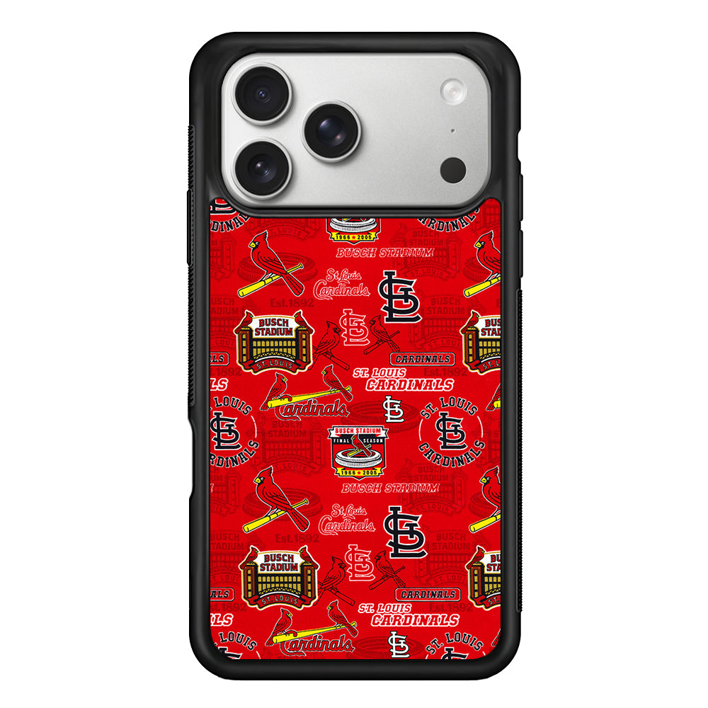 St. Louis Cardinals Retro iPhone 17 Pro Case | Slim Rubber Case for iPhone 17 Pro