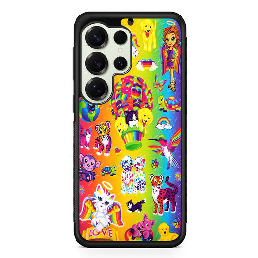 Cute Animal Cartoon Rainbow Pattern Samsung Galaxy S25 Ultra Case | Durable Rubber Case for Samsung Galaxy S25 Ultra