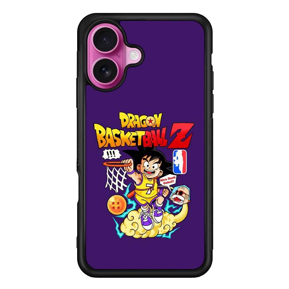 Dragon Ball Goku NBA iPhone 17 Case | Slim Protective Rubber Phone Cover