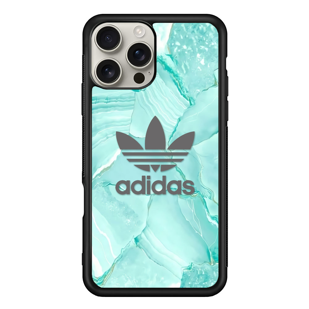 Adidas Light Marble Green iPhone 16 Pro Max Case | Durable Everyday Protective Cover