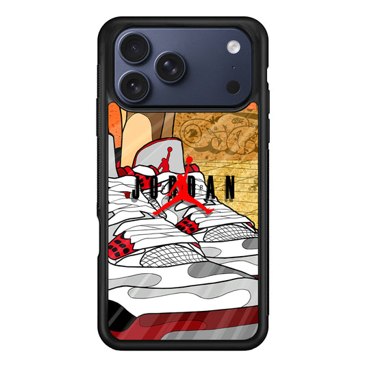 Air Jordan The Cartoon Shoes iPhone 17 Pro Max Case | Durable Rubber Case for iPhone 17 Pro Max