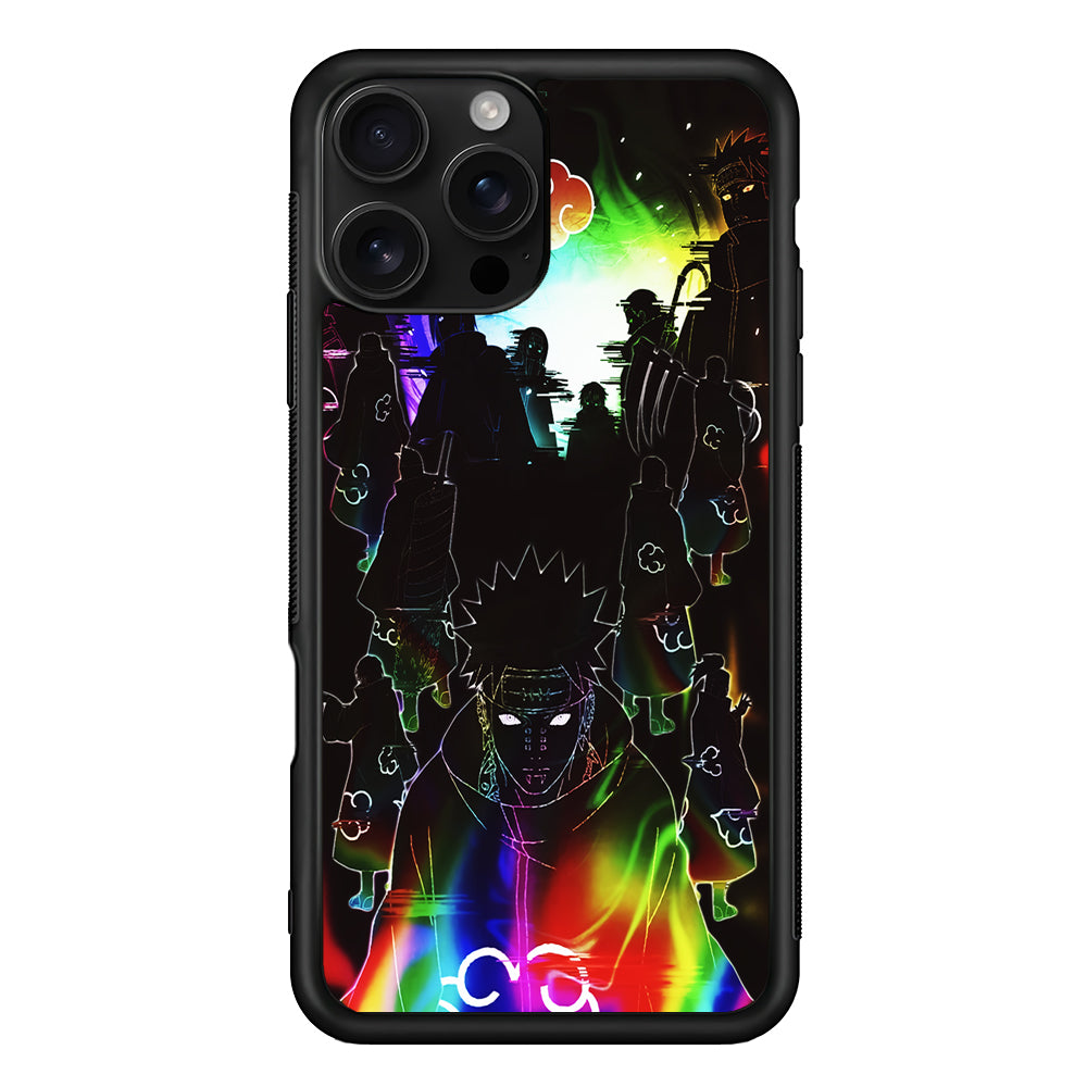 Akatsuki All Members Silhouette iPhone 16 Pro Case | Durable Protective Case for iPhone 16 Pro
