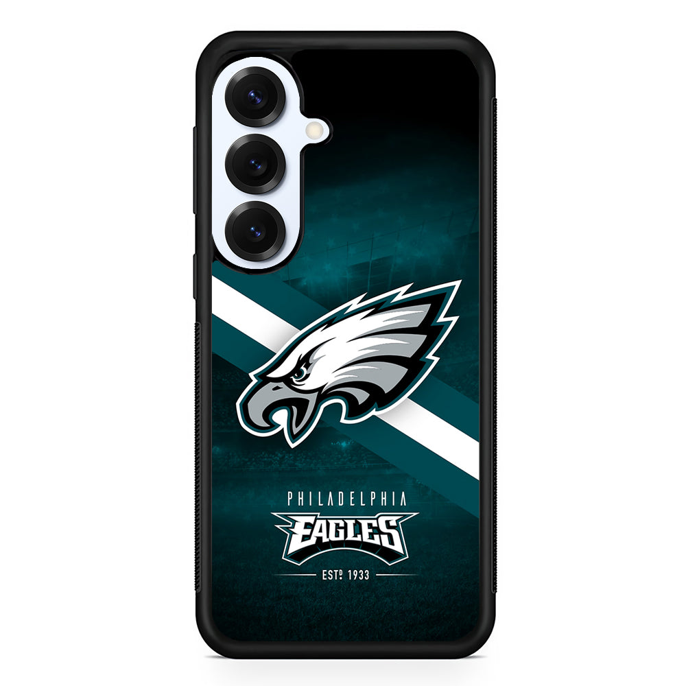 Philadelphia Eagles Logo Samsung Galaxy S25 Plus Case | Slim Rubber Cover for Samsung Galaxy S25 Plus