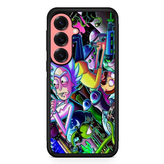 Rick and Morty Space Travel Samsung Galaxy S25 Case | Protective Case for Samsung Galaxy S25